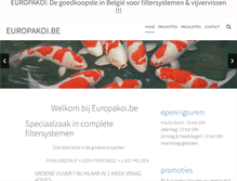 Tablet Screenshot of europakoi.be